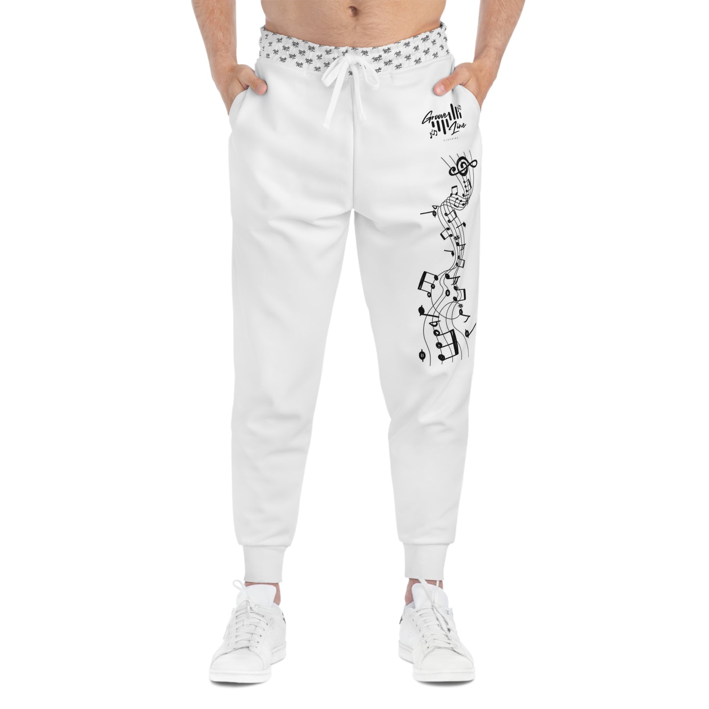 Musical Note Athletic Joggers - Stylish & Comfortable Activewear