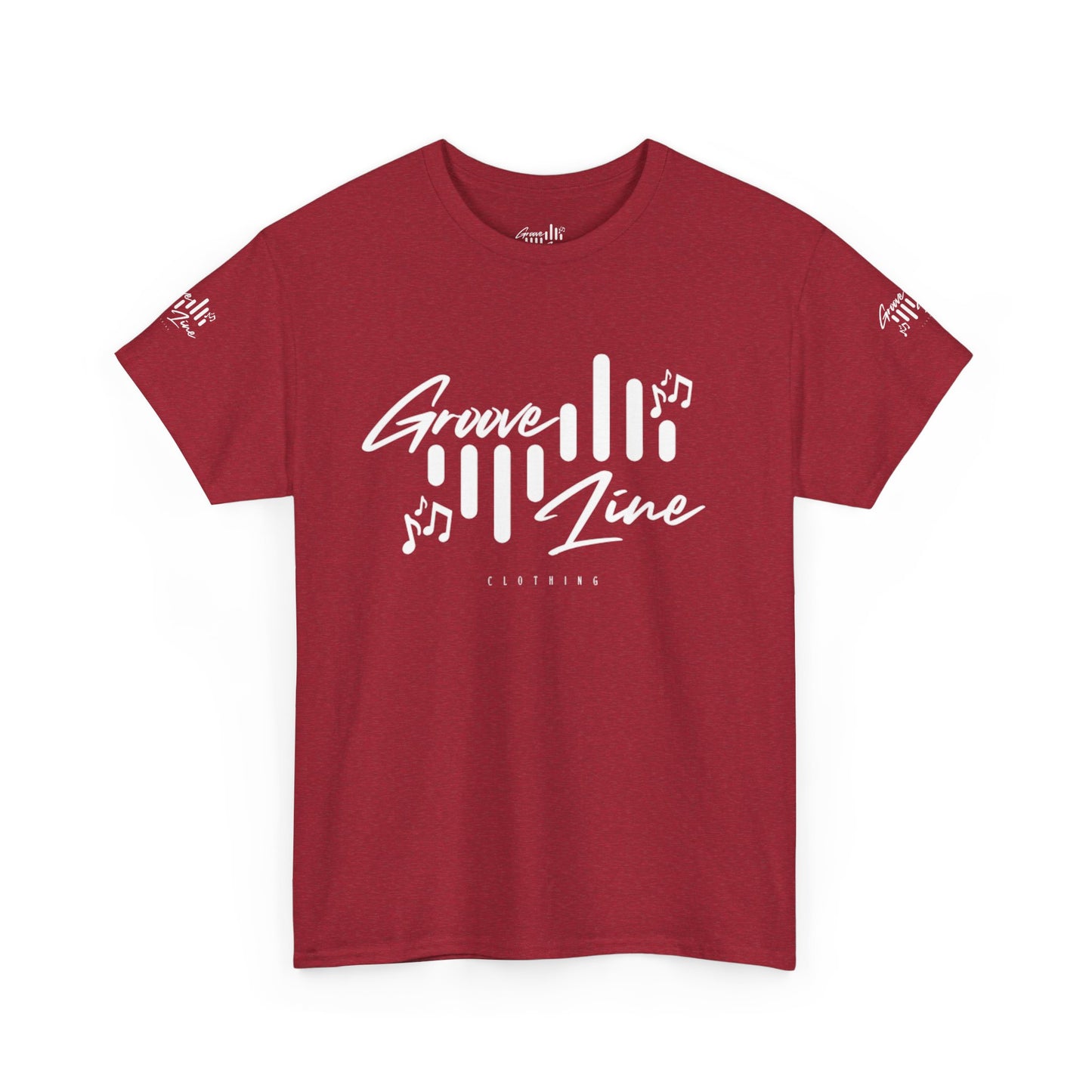 Groove Line's RED READY Edition Unisex Heavy Cotton Tee - Comfortable Everyday Essential