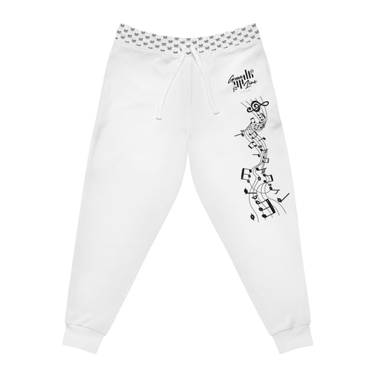 Musical Note Athletic Joggers - Stylish & Comfortable Activewear