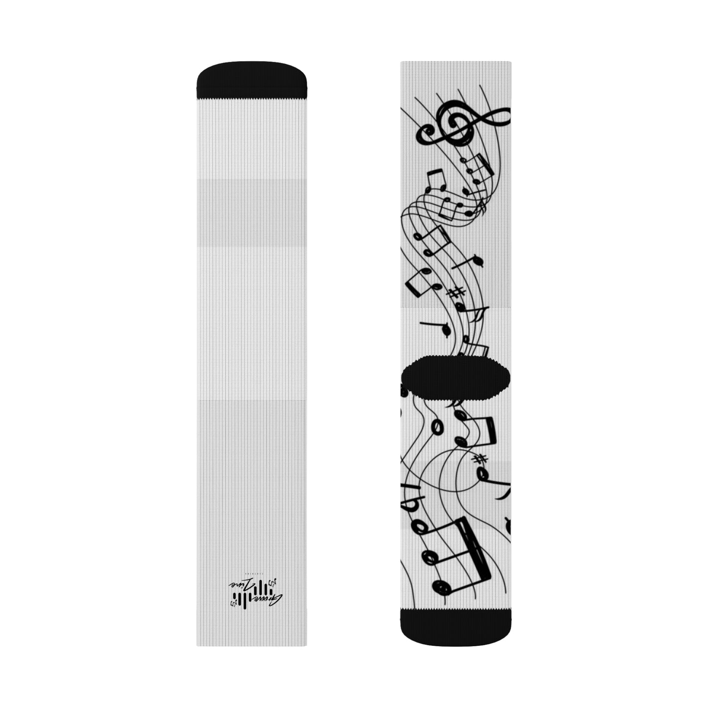 Groove Line Musical Notes Socks - Perfect Gift for Music Lovers