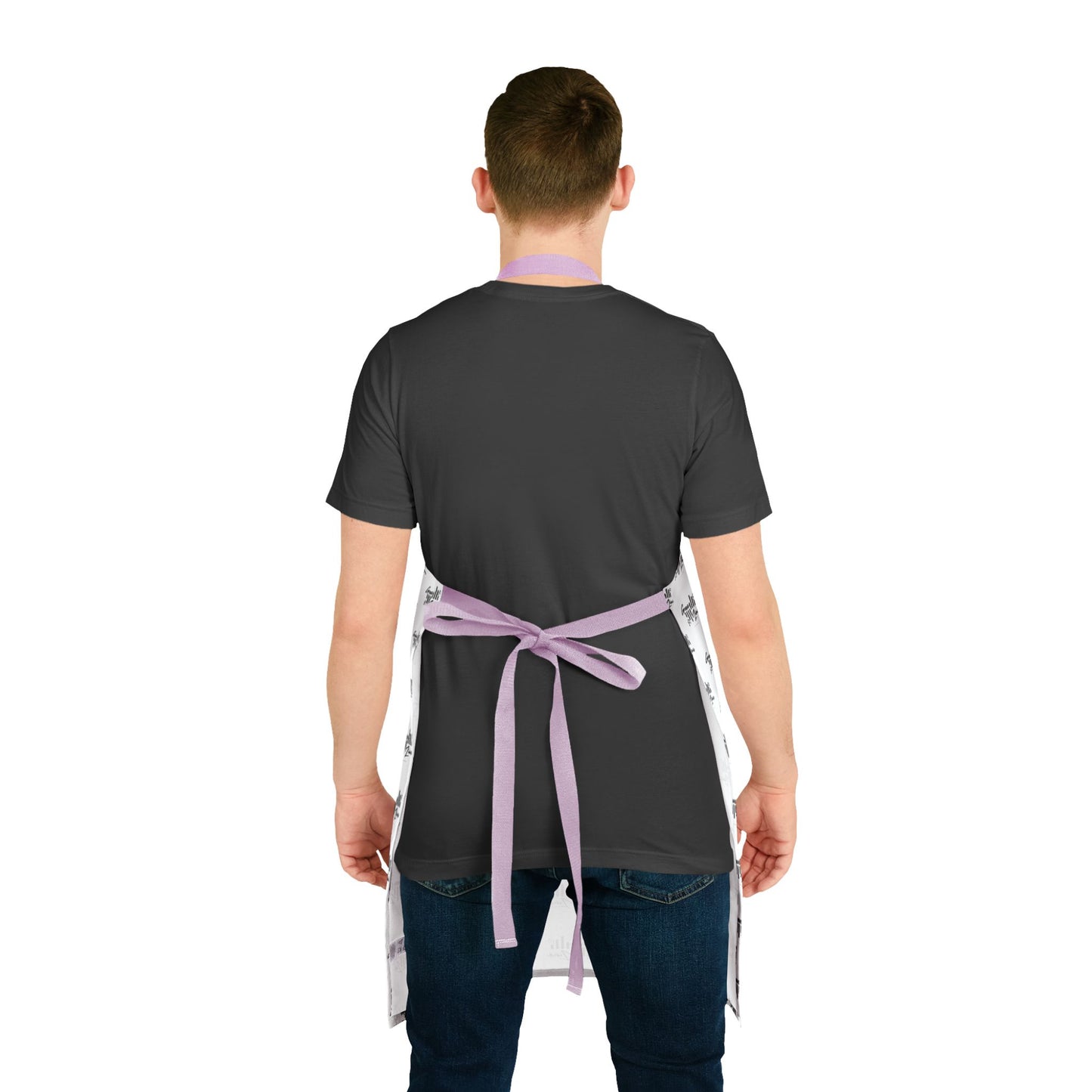 Groove Line Cooking Apron with 5-Color Straps – Perfect for BBQ Chefs & Gift Giving