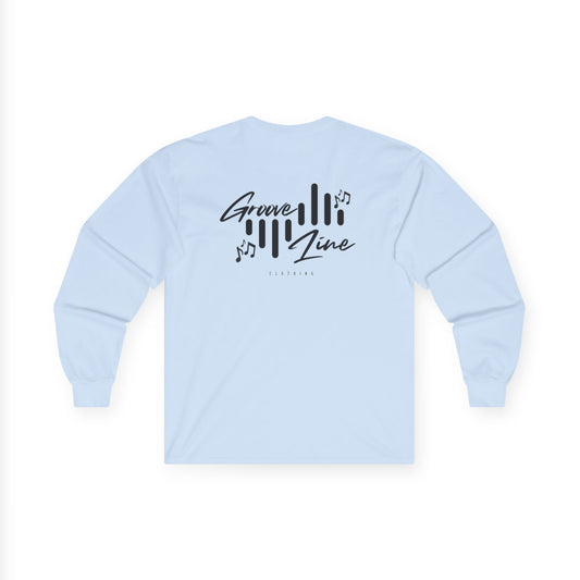 Groove Line Unisex Long Sleeve Tee - Music Vibes Style