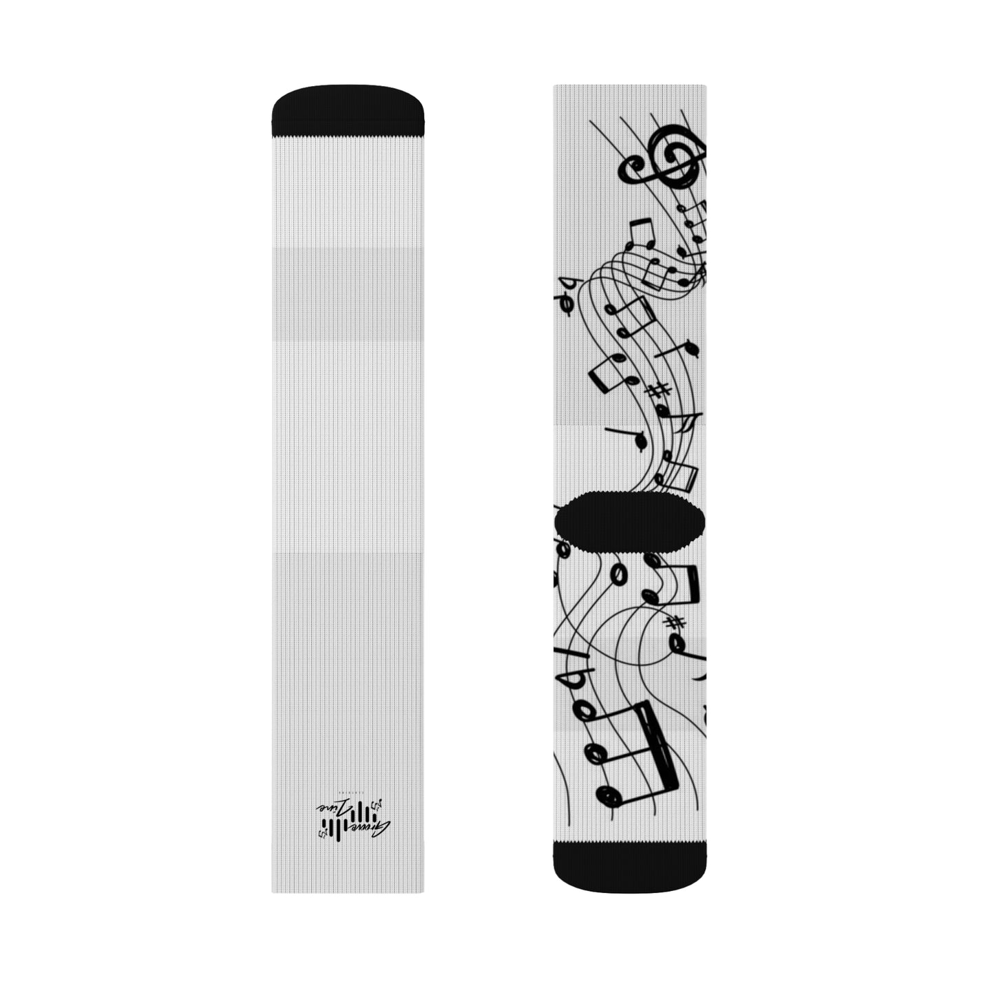 Groove Line Musical Notes Socks - Perfect Gift for Music Lovers