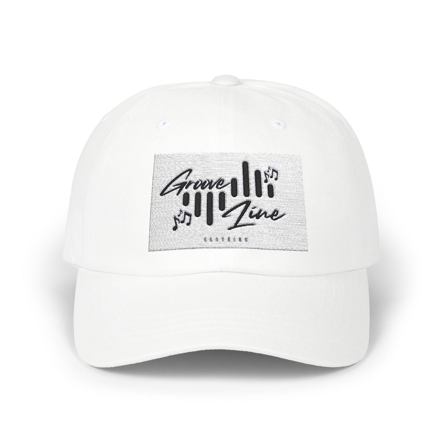 Groove Line Classic Dad Cap - Stylish Music-Inspired Hat for Men & Women